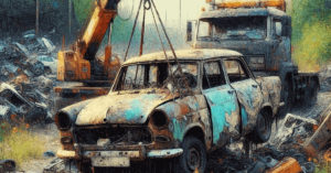 Removing Junk Car