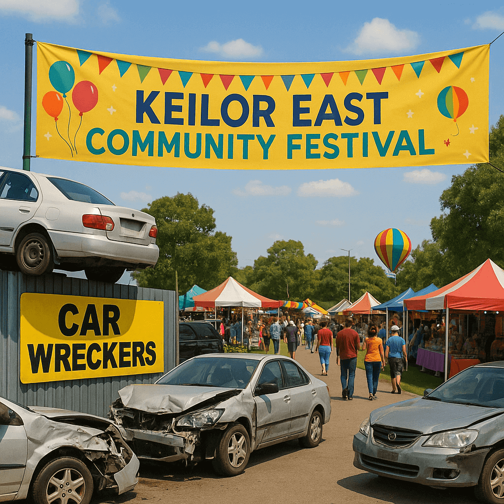 Car wreckers near Keilor East Community Festival, VIC 3033