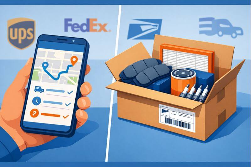 How Can I Track My Car Parts Order?